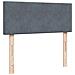 Pouf Letto con Materasso Grigio Scuro 120x190 cm Velluto - Foto miniatura 9