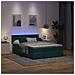 Struttura Letto Pouf con Materasso 140x200 cm in Velluto - Foto miniatura 3