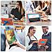 Custodia Per Samsung Galaxy Tab A7 Lite 8.7"" Con Supporto Arancione - Foto miniatura 3