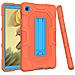 Custodia Per Samsung Galaxy Tab A7 Lite 8.7"" Con Supporto Arancione - Foto miniatura 4