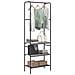 Ripiano per vestiti con mensole Grigio sonoma 60 x 30 x 171 cm - Foto miniatura 3
