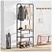 Ripiano per vestiti con mensole Grigio sonoma 60 x 30 x 171 cm - Foto miniatura 4