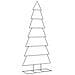 Albero di Natale Decorativo in Metallo Nero 210 cm - Foto miniatura 1