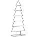 Albero di Natale Decorativo in Metallo Nero 210 cm - Foto miniatura 5
