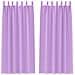 Tende con tende 2 pcs Viola Poliestere - Foto miniatura 1