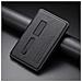 Portacarte Magnetico In Pelle Pu Compatibile Con Magsafe - Portafoglio Sottile Con Cinturino Da Dito Black - Foto miniatura 1