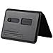 Portacarte Magnetico In Pelle Pu Compatibile Con Magsafe - Portafoglio Sottile Con Cinturino Da Dito Black - Foto miniatura 6