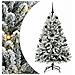 Albero di Natale artificiale con 150 LED Verde e Bianco 150 cm - Foto miniatura 1