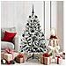 Albero di Natale artificiale con 150 LED Verde e Bianco 150 cm - Foto miniatura 2