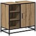 Set di mobili per il bagno con porta 4 pcs Rovere artigianale - Foto miniatura 6