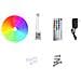 Striscia Led Neon Rgb 10m - Musica Bluetooth, Telecomando 44 Tasti, Spina Eu - Foto miniatura 1