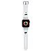 Cinturino 3d In Gomma Karl&choupette Heads, Per Apple Watch 42/44/45/49 Mm - Bianco - Foto miniatura 4