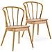 Pack 2 Sedie Brisa Colore Rovere, Legno Massello - Foto miniatura 1