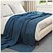 Coperta Blu navy 240 x 220 cm Panno - Foto miniatura 3