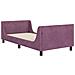 Struttura letto bambini con testata Viola 90 x 200 cm Velluto - Foto miniatura 4