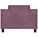 Struttura letto bambini con testata Viola 90 x 200 cm Velluto - Foto miniatura 5