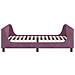 Struttura letto bambini con testata Viola 90 x 200 cm Velluto - Foto miniatura 6
