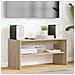 Mobile TV Rovere Sonoma 80 x 35 x 40 cm Legno multistrato - Foto miniatura 2