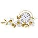 Orologio Da Parete Vkh282-oro-metallo-92,5x8x45,5 Cm - Foto miniatura 1