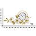 Orologio Da Parete Vkh282-oro-metallo-92,5x8x45,5 Cm - Foto miniatura 6