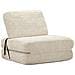 Poltrona Letto Faster In Poliestere Bianco — Si Apre A 204x80 Cm - Foto miniatura 1