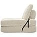 Poltrona Letto Faster In Poliestere Bianco — Si Apre A 204x80 Cm - Foto miniatura 3