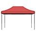 Tenda Party Borgogna 292 x 440 x 315 cm Tessuto Oxford - Foto miniatura 3