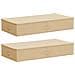 Scatola di Stoccaggio 2 pcs Crema 100 x 50 x 18 cm - Foto miniatura 1
