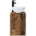Mobile lavabo da parete Legno antico 39 x 35 x 63 cm - Foto miniatura 2