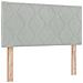 Letto con Box Spring, Materasso e LED Grigio Chiaro Singolo - Foto miniatura 5