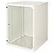 ARMADIO RACK 19" 15 UNITA' DA MURO (A) 750X (L) 540 X PROFONDITA' 600 MM. COLORE GRIGIO CHIARO PORTA VETRO - Foto miniatura 2
