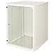 ARMADIO RACK 19" 15 UNITA' DA MURO (A) 750X (L) 540 X PROFONDITA' 600 MM. COLORE GRIGIO CHIARO PORTA VETRO - Foto miniatura 1