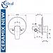 Ceramix New A6548aa Miscelatore Incasso Per Doccia - Foto miniatura 2