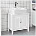 Mobile Sottolavabo 60x30x62cm Frg202-w - Foto miniatura 1
