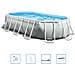 Prism Frame Set Piscina Ovale 503x274x122 Cm 26796gn - Foto miniatura 1