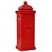 Cassetta Della Posta In Alluminio Inossidabile Vintage Rossa - Foto miniatura 2