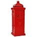 Cassetta Della Posta In Alluminio Inossidabile Vintage Rossa - Foto miniatura 7