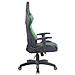Sedia Gaming Miracle V2 in Similpelle - Sedia Racing 2 Cuscini - Poltrona Girevole con Max Carico 150Kg - Sedia Gamer Regolabile 47-57cm Nero Verde - Foto miniatura 3