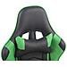 Sedia Gaming Miracle V2 in Similpelle - Sedia Racing 2 Cuscini - Poltrona Girevole con Max Carico 150Kg - Sedia Gamer Regolabile 47-57cm Nero Verde - Foto miniatura 4