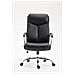 Sedia Ufficio Vaud XL in Similpelle I Poltrona Ergonomica Girevole con Alto Schienale E Braccioli I Poltrona Studio Portata Max 140 kg Nero - Foto miniatura 2