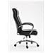Sedia Ufficio Vaud XL in Similpelle I Poltrona Ergonomica Girevole con Alto Schienale E Braccioli I Poltrona Studio Portata Max 140 kg Nero - Foto miniatura 3