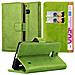 Custodia Compatibile Con Nokia Lumia 929 / 930 In Verde Erbe - Coperchio Protettiva Con Chiusura Magnetica, Funzione Stand E Tasca Per Le Carte - Foto miniatura 4