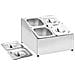 Supporto Gastronorm Con 4 Contenitori Gn 1/6 In Acciaio Inox - Foto miniatura 9