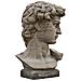 Busto Di David In Pietra, L43xpr35xh64 Cm - Foto miniatura 1