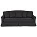 Divano 3 Posti Nero Sfoderabile Gilja - Foto miniatura 1