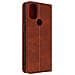 Custodia Oneplus Nord N10 5g Portafoglio Supporto Video Soft Touch Marrone - Foto miniatura 2
