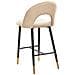 Set Di 2 Sgabelli Da Bar In Velluto Beige Falton - Foto miniatura 10