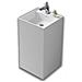 Lavabo Monoforo Free Standing Magnus Plus Artificial Stone Bianco Opaco Matt - Foto miniatura 1