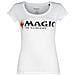 Emblem Donna T-shirt Bianco S 100% Cotone Slim Fit - Foto miniatura 1