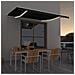 Tenda da Sole Retrattile Manuale con LED 400x350 cm Antracite - Foto miniatura 3